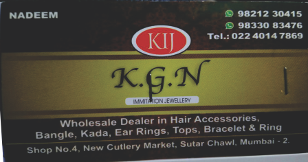  IMMITATION JEWELLERY, Shop No. 4, New Cutlery Market, Sutar Chawl,  Mumbai - 2, Yellow Pages, Online Business Directory 