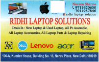 RIDHI LAPTOP SOLUTIONS
